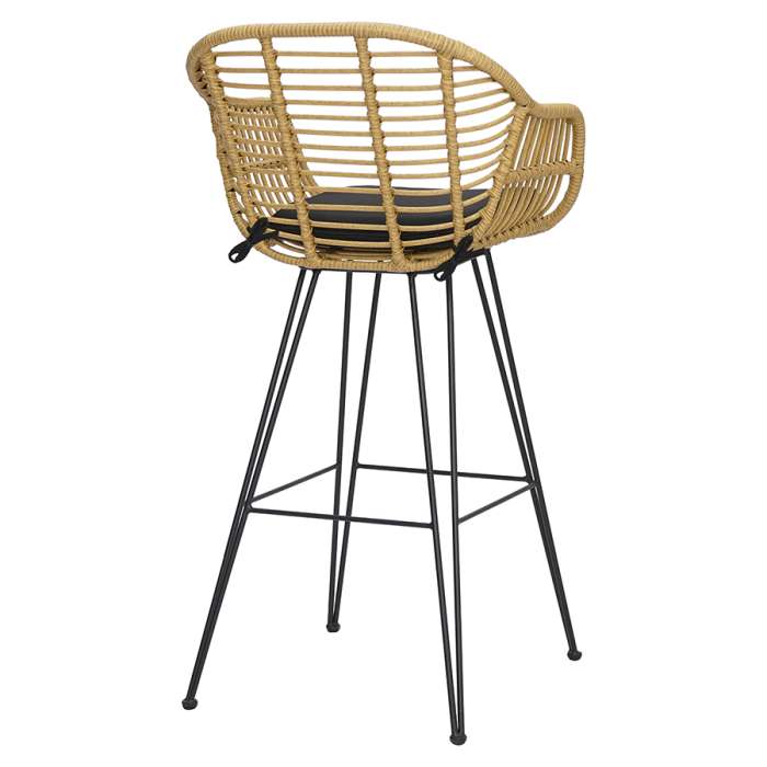 Стул барный vetle bent, ротанг Bergenson Bjorn BB0000476