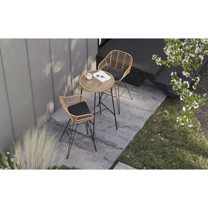 Стул барный vetle bent, ротанг Bergenson Bjorn BB0000476