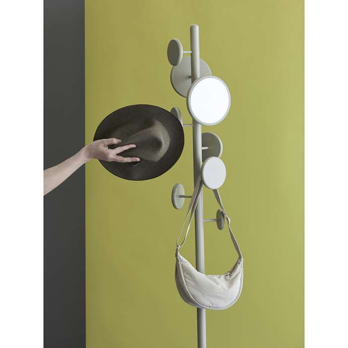 Вешалка напольная с полкой lingon, слоновая кость LATITUDE LT000023