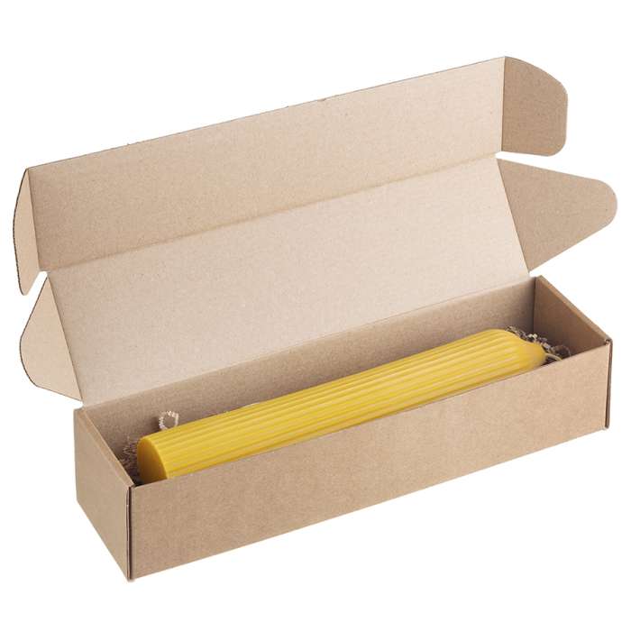 Свеча декоративная цвета карри из коллекции edge, 25,5см Tkano TK23-CND0006