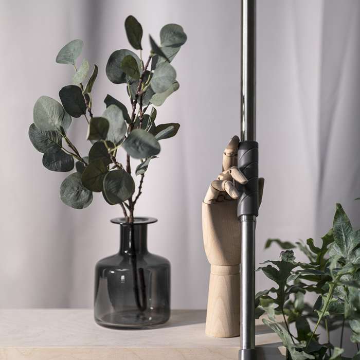 Швабра для мытья пола с телескопической ручкой 160 см, гибкой штангой 40 см и насадкой NORDIC STREAM 15360