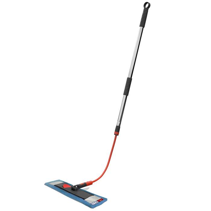 Швабра для мытья пола с телескопической ручкой 160 см, гибкой штангой 40 см и насадкой NORDIC STREAM 15360