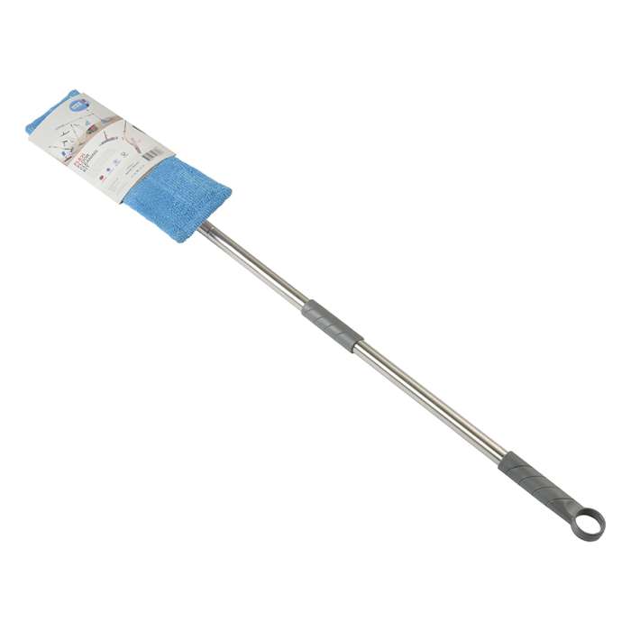 Швабра для мытья пола с телескопической ручкой 160 см, гибкой штангой 40 см и насадкой NORDIC STREAM 15360