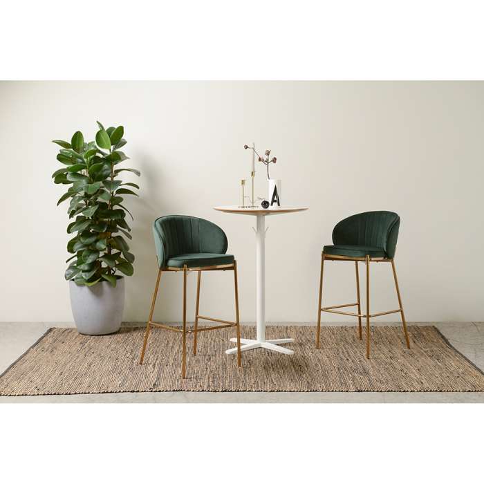 Стул барный coral, велюр, темно-зеленый Bergenson Bjorn BEBA-CO10888