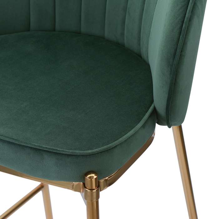 Стул барный coral, велюр, темно-зеленый Bergenson Bjorn BEBA-CO10888
