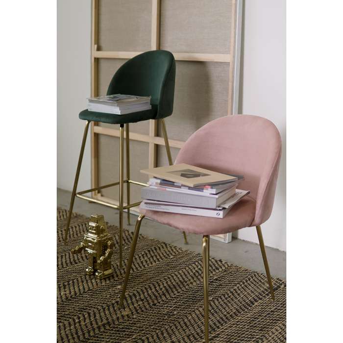 Стул барный coral, велюр, темно-зеленый Bergenson Bjorn BEBA-CO10888