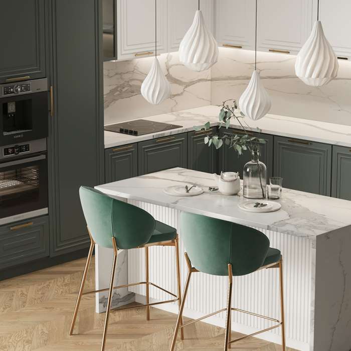 Стул барный coral, велюр, темно-зеленый Bergenson Bjorn BEBA-CO10888