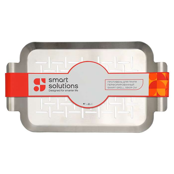 Противень для гриля перфорированный smart grill, 33х19 см Smart Solutions SS0000278