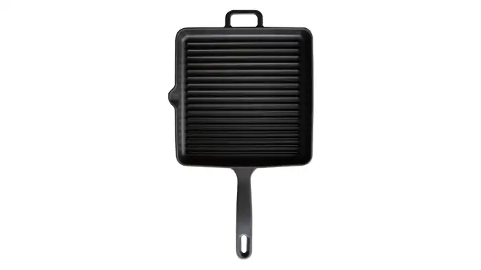 Сковорода-гриль квадратная Voeux Elegance 30х30 см, чугун, черная VOEUX VOX-8683642549193