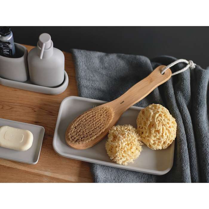 Подставка для ванных принадлежностей slim, светло-серая, большая Bergenson Bjorn Bath BB0000936