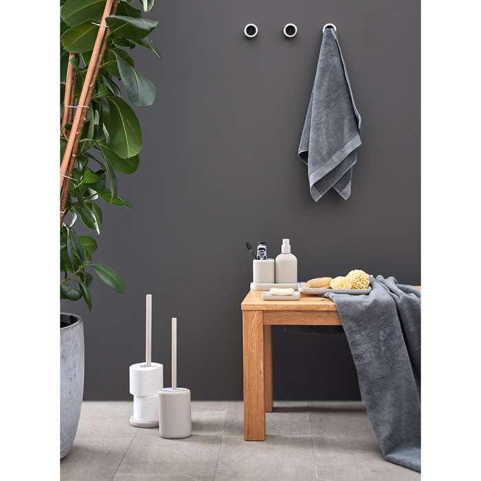 Подставка для ванных принадлежностей slim, светло-серая, большая Bergenson Bjorn Bath BB0000936