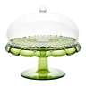 Блюдо для торта с крышкой vanity, D30 см, зеленое Guzzini 131901SAC13