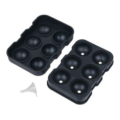 Форма для льда на 6 шаров black HomeFeel HJ-IM02 BLACK