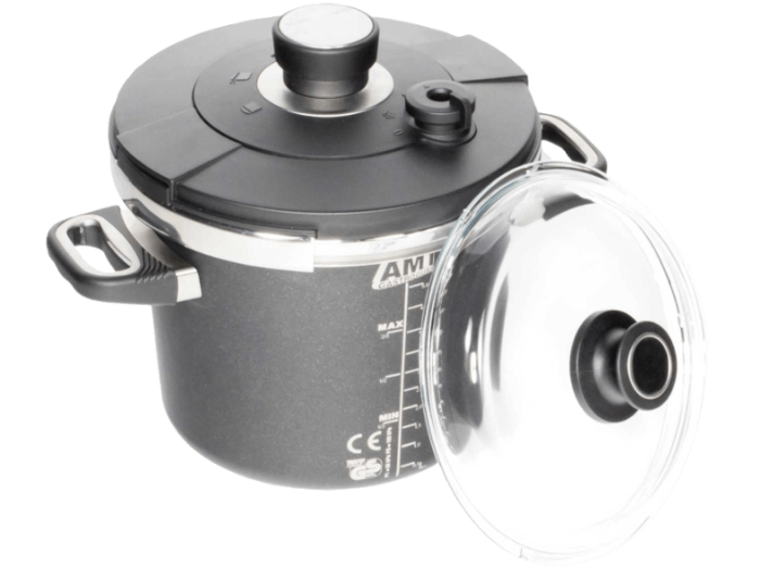 Cкороварка со стеклянной крышкой 24 см AMT GASTROGUSS 1924S