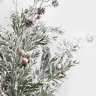 Ветка декоративная, 50 см, пластик/пенопласт, Заснеженная ветка с ягодами, Interior natural ANNA LAFARG ANLAF-XZ25-2025321
