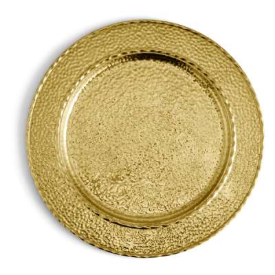 Тарелка подстановочная Michael Aram Текстура 32 см, золотистая