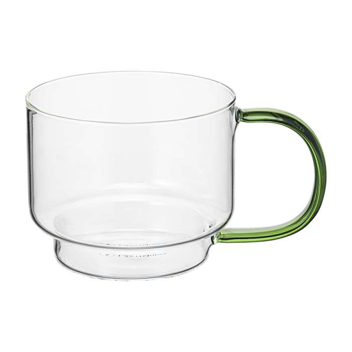 Набор кружек orb, 400 мл, прозрачные/зеленые, 2 шт. Liberty Jones LJ0000370