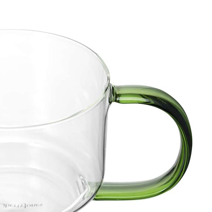 Набор кружек orb, 400 мл, прозрачные/зеленые, 2 шт. Liberty Jones LJ0000370
