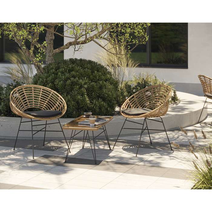 Стул vetle round, ротанг Bergenson Bjorn BB0000477