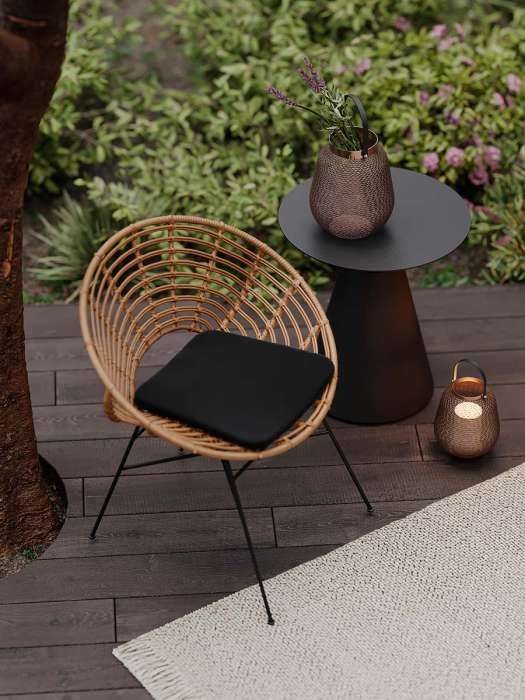 Стул vetle round, ротанг Bergenson Bjorn BB0000477