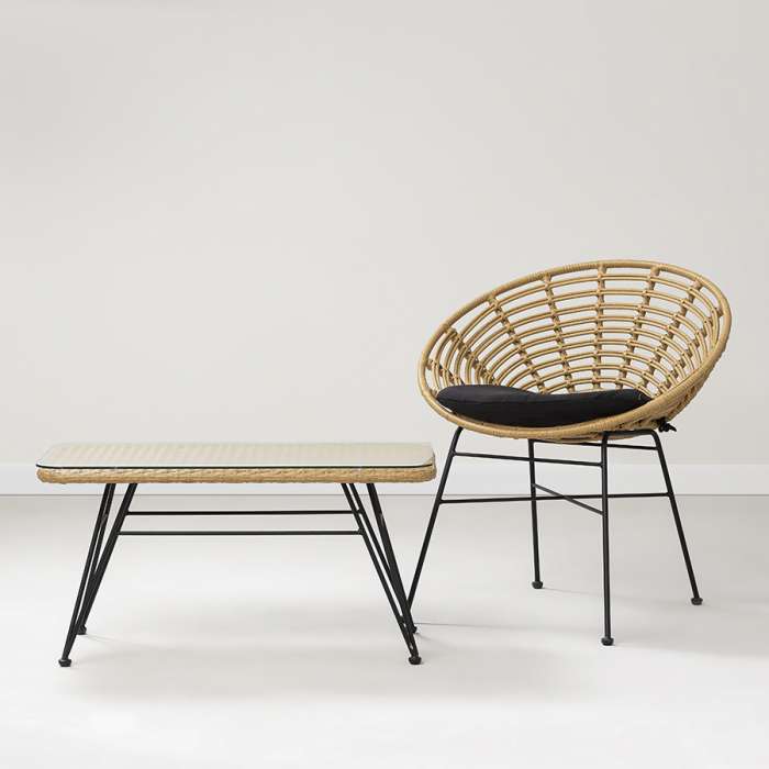 Стул vetle round, ротанг Bergenson Bjorn BB0000477