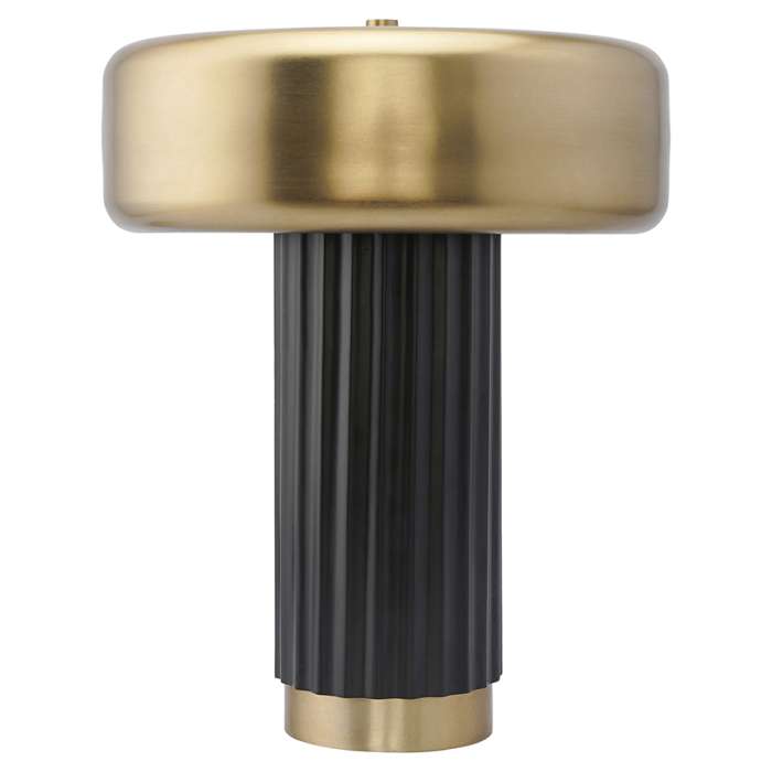 Лампа настольная stone, D28х35 см, черная/золотистая Bergenson Bjorn BB0000430