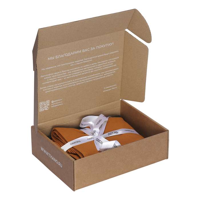 Набор наволочек изо льна и хлопка цвета карри из коллекции essential, 50х70 см Tkano TK24-PC0008