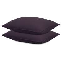 Набор наволочек из стираного перкаля сливового цвета из коллекции essential, 50х70 см Tkano TK24-PC0019