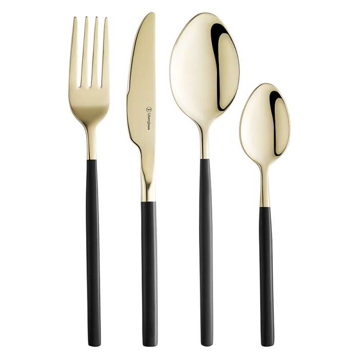 Набор столовых приборов duality, золотистые, 16 пред. Liberty Jones LJ0000207