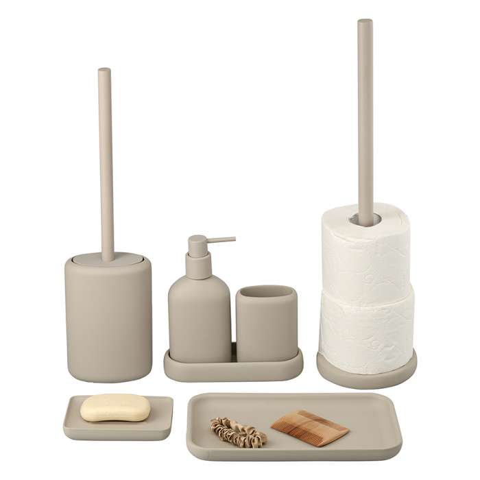 Подставка для ванных принадлежностей slim, светло-серая, малая Bergenson Bjorn Bath BB0000935