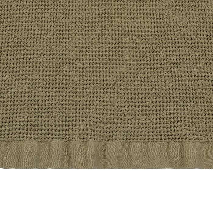 Полотенце для лица из умягченной вафли цвета хаки из коллекции essential, 30x30 см Tkano TK25-FT0003