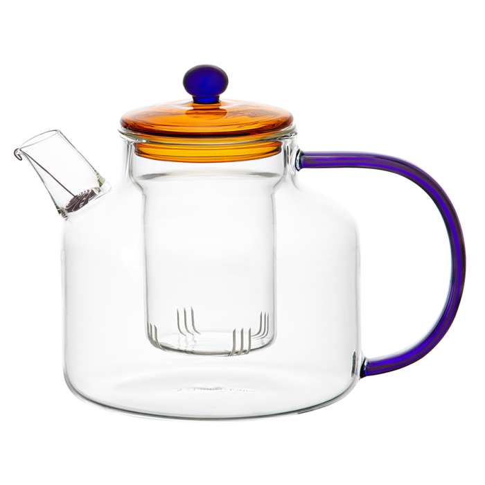 Чайник заварочный orb, 1,2 л, синий/янтарный Liberty Jones LJ0000448