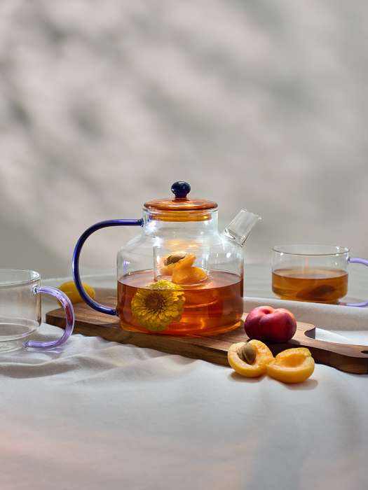 Чайник заварочный orb, 1,2 л, синий/янтарный Liberty Jones LJ0000448