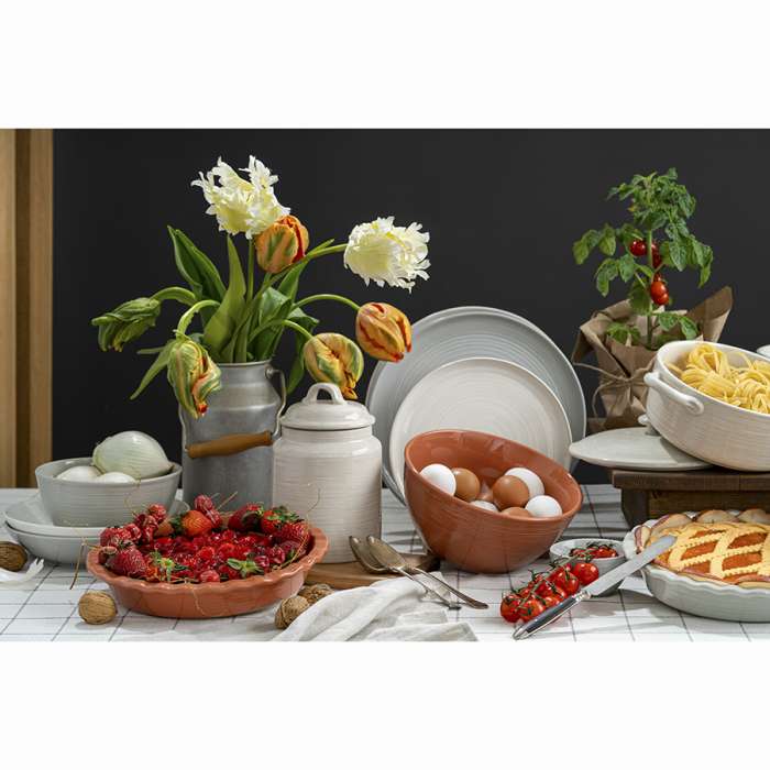 Набор тарелок для пасты In The Village, Ø21,5 см, серые, 2 шт. LIBERTY JONES LT_LJ_PBWVLG_CRG_21