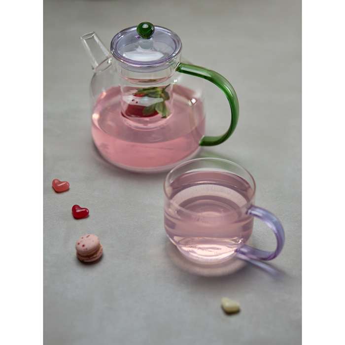 Набор кружек orb, 400 мл, прозрачные/фиолетовые, 2 шт. Liberty Jones LJ0000368