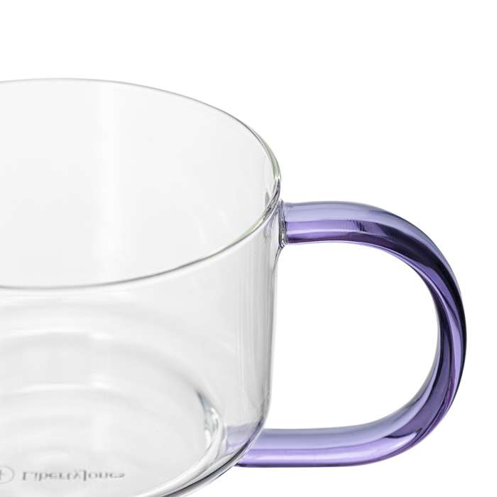 Набор кружек orb, 400 мл, прозрачные/фиолетовые, 2 шт. Liberty Jones LJ0000368
