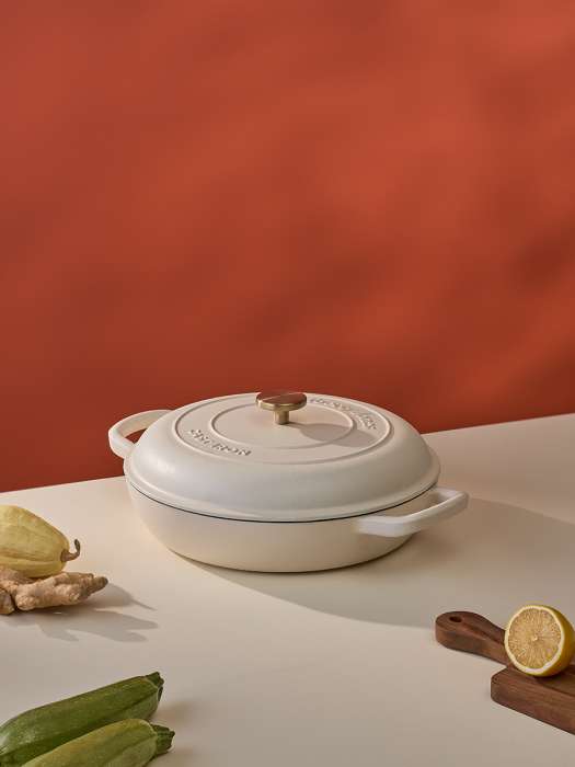 Сотейник с крышкой из коллекции "Шеффилд", D30 см, молочный Liberty Jones LJ0000574