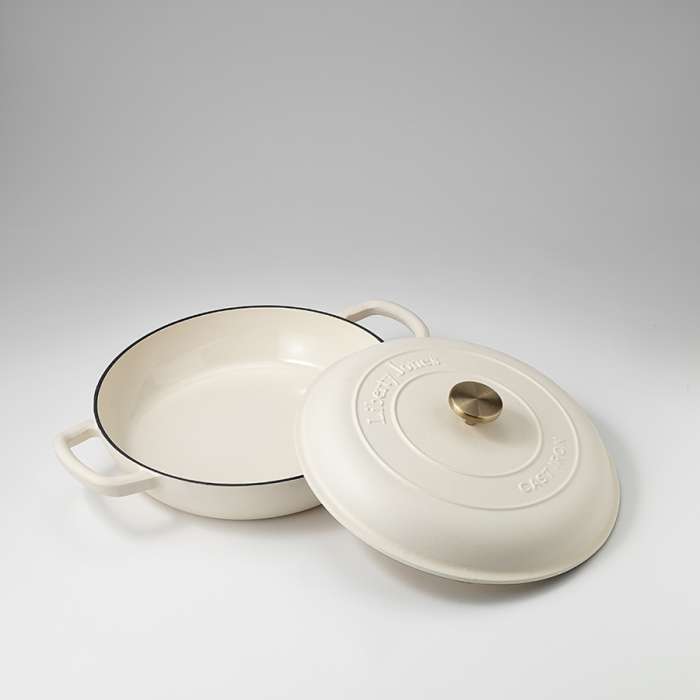 Сотейник с крышкой из коллекции "Шеффилд", D30 см, молочный Liberty Jones LJ0000574