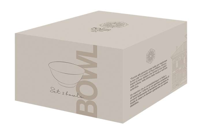 Набор салатников Rosita, 11 см, 0,28 л, 2 шт POZZI MILANO 1876 PM-0129/RSTA