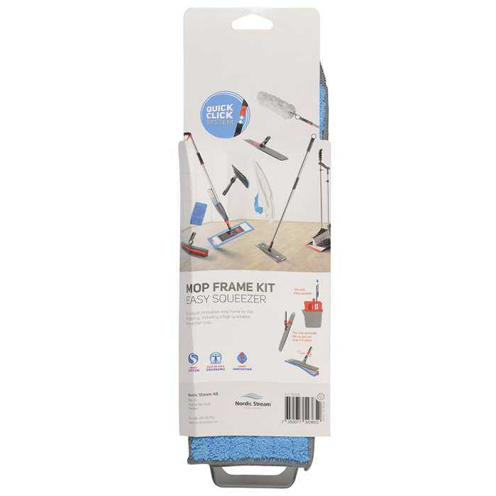 Подвижное основание для швабры Easy Squeezer с насадкой из микрофибры NORDIC STREAM 15365