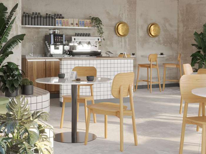 Стул барный saga, ясень LATITUDE SGBRDBCHNT