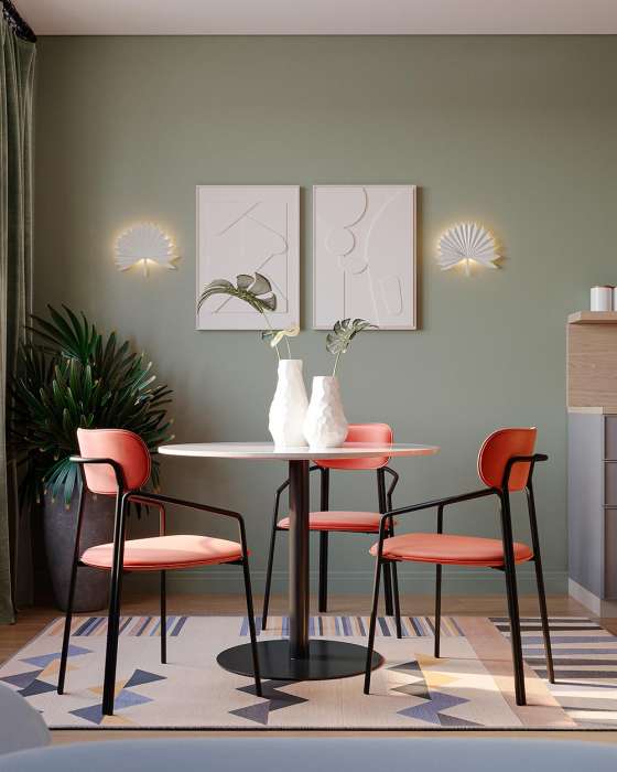 Панно декоративное с эффектом 3d minimalism triangle, 70х100 см Bergenson Bjorn BB0000847