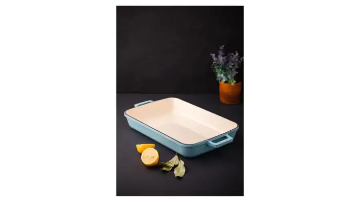 Форма для запекания LAVA 26х40 см, 4,8 л, чугун, бирюзовая LV P TP 2640 K0 Turquoise