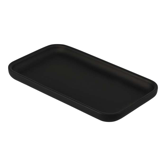 Подставка для ванных принадлежностей slim, черная, большая Bergenson Bjorn Bath BB0000942