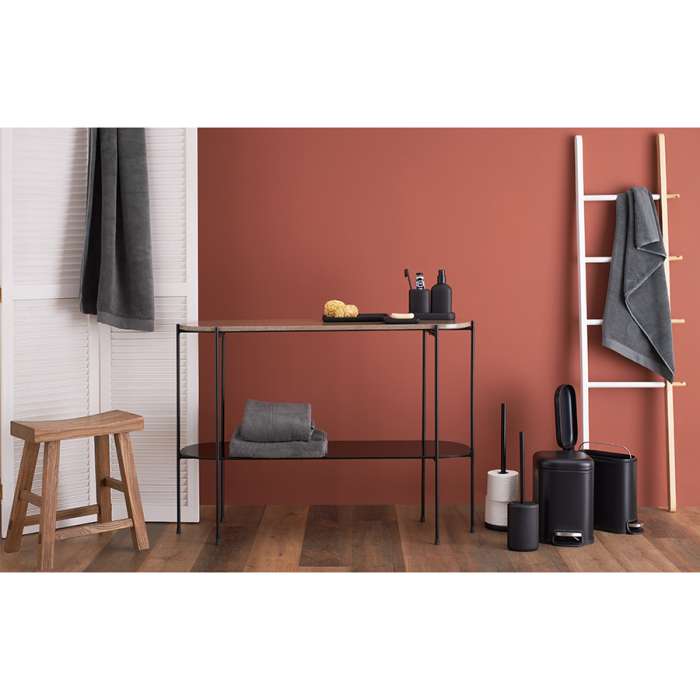 Подставка для ванных принадлежностей slim, черная, большая Bergenson Bjorn Bath BB0000942