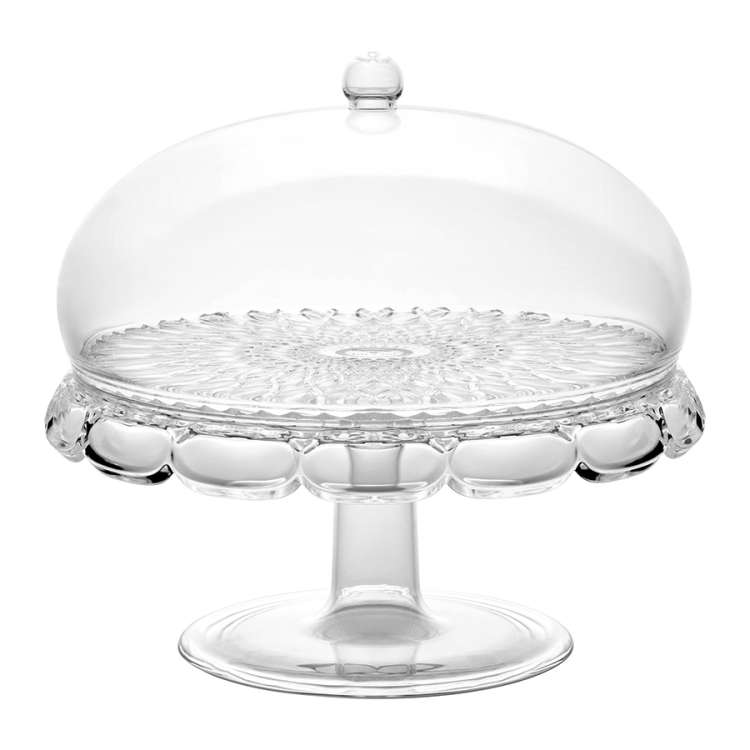 Блюдо для торта с крышкой vanity, D30 см, прозрачное Guzzini 131901SAR00