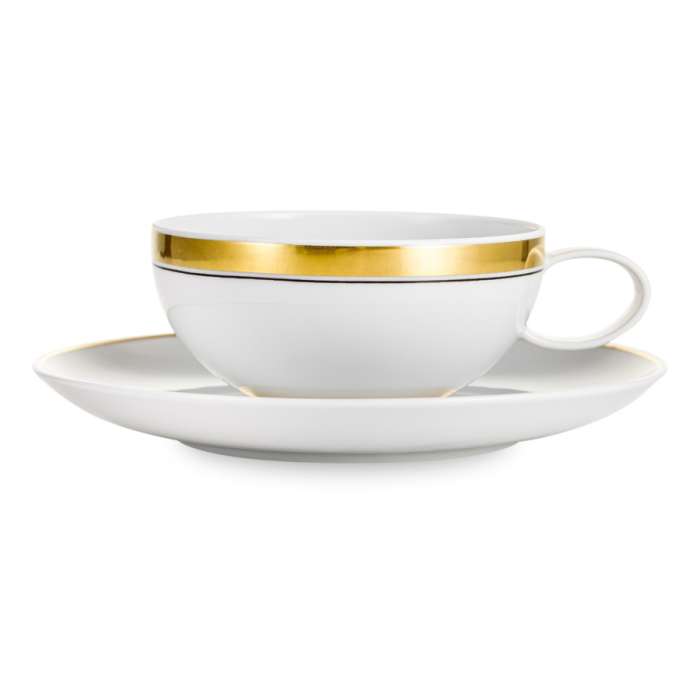 Сервиз чайный Vista Alegre Домо Золотой на 6 персон 21 предмет, фарфор