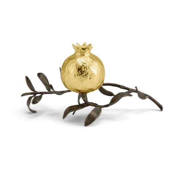 Подсвечник Michael Aram Золотой гранат 15 см, латунь