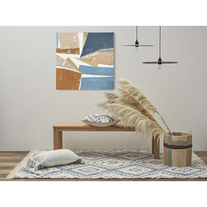 Панно декоративное с ручной росписью by feel, 100х100 см, цветное Bergenson Bjorn BB0000598