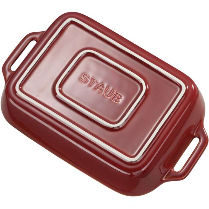 Форма для запекания, прямоугольная 27х20 см, античный медный STAUB 40511-885